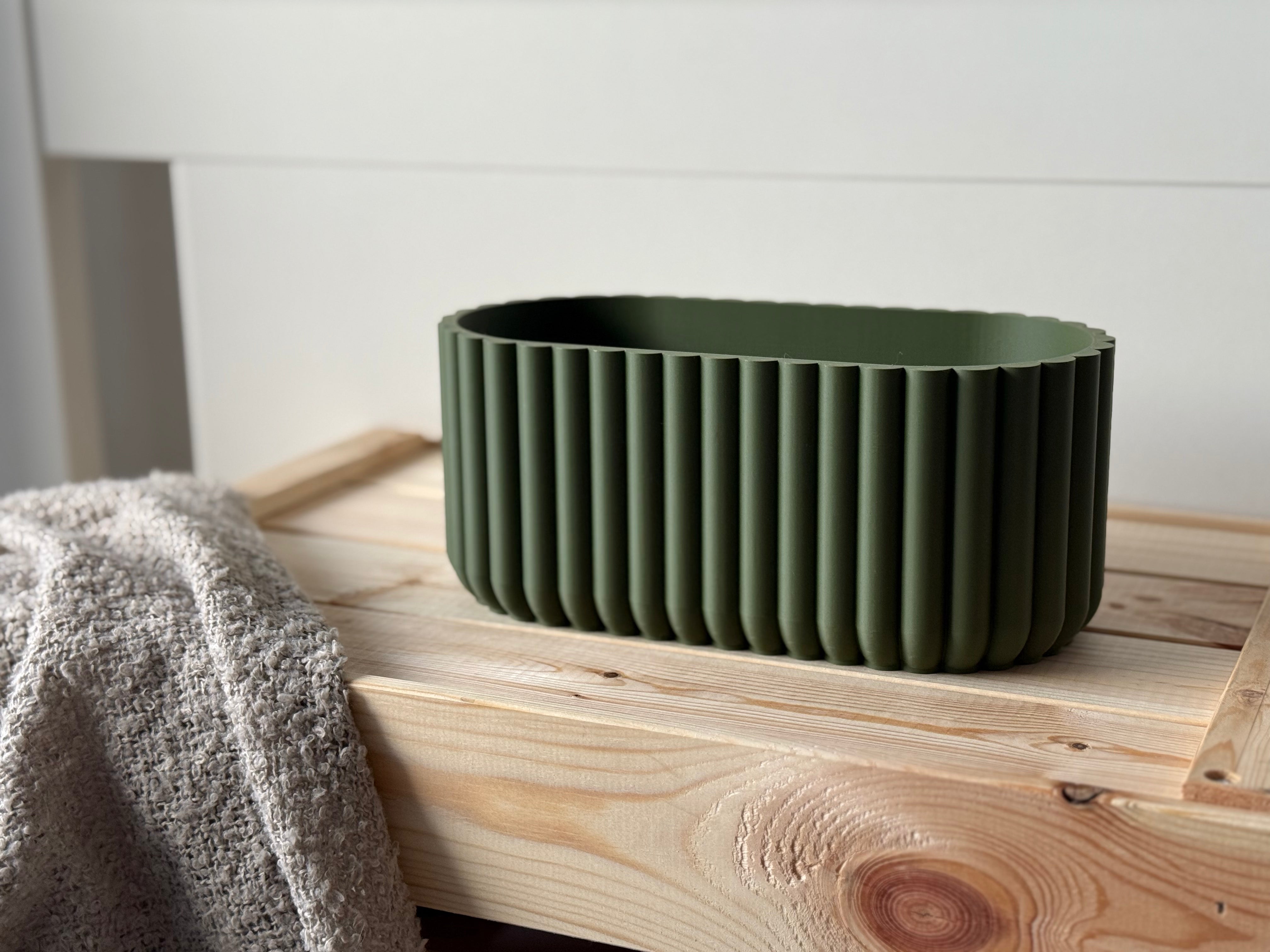 Obdélníkový květináč pro pokojové rostliny Forest Column