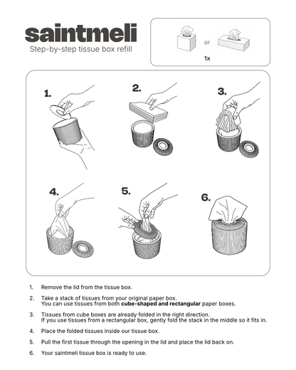 Box na papírové kapesníky La Sombra